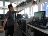 第5欣栄丸の漁労長にお話しを聞く