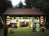 夕方の山神社